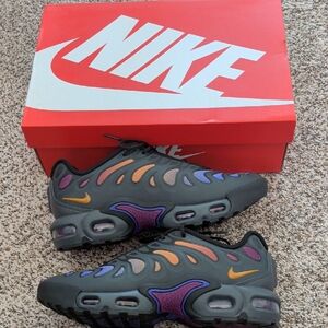 Nike Kids Sneakers - Black with Orange and Purple Highlights